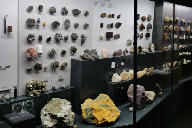 LDM Mineraloģijas ekspozīcija
